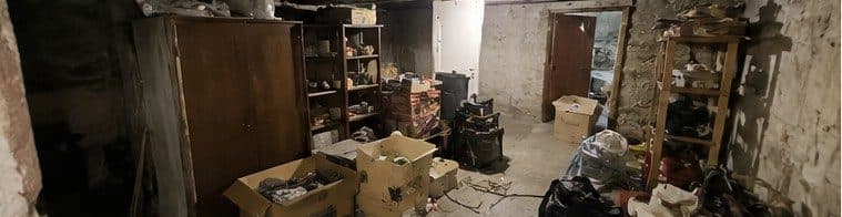 Débarras d'une cave encombrée partout en France — avant l'intervention